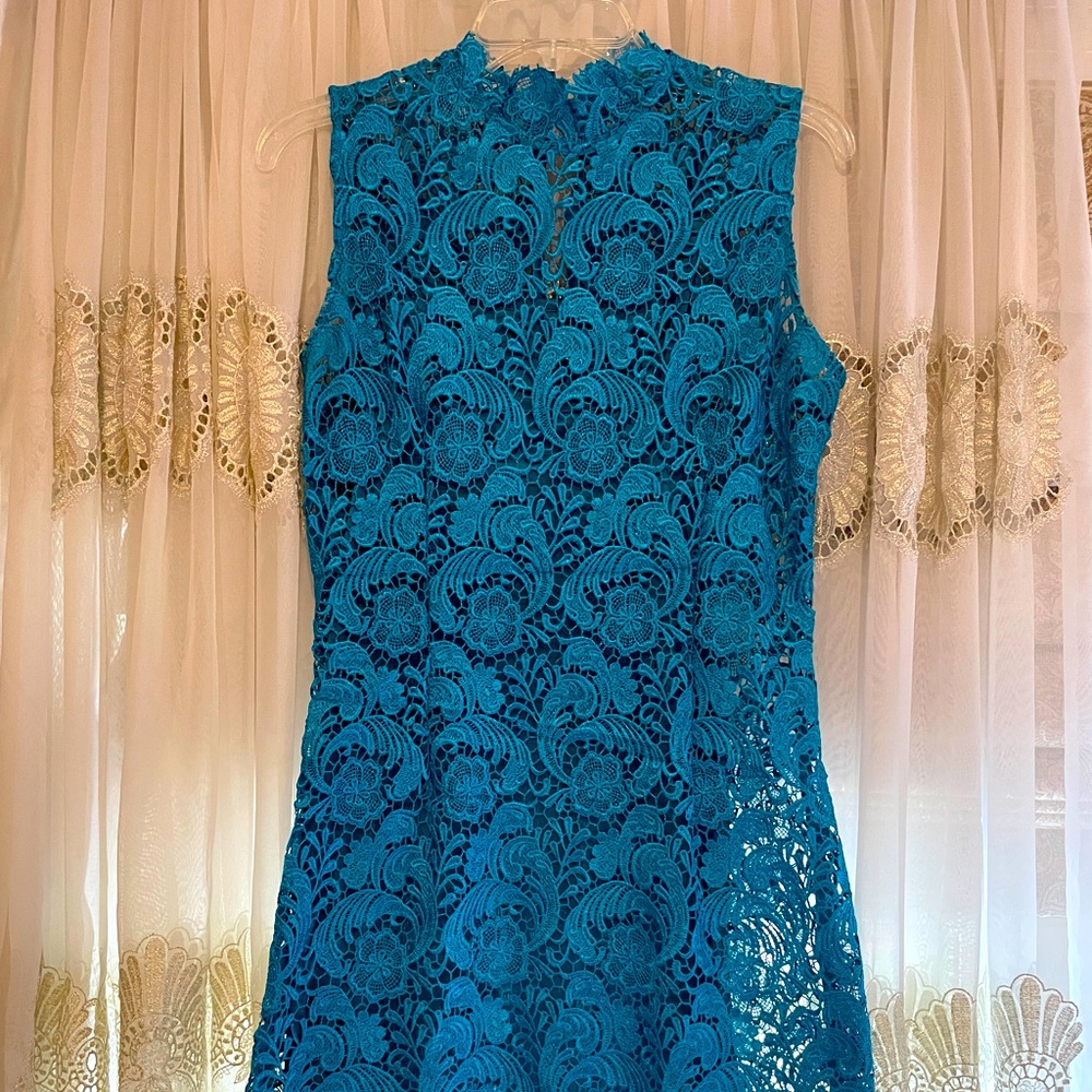 High Neck Lace Dress